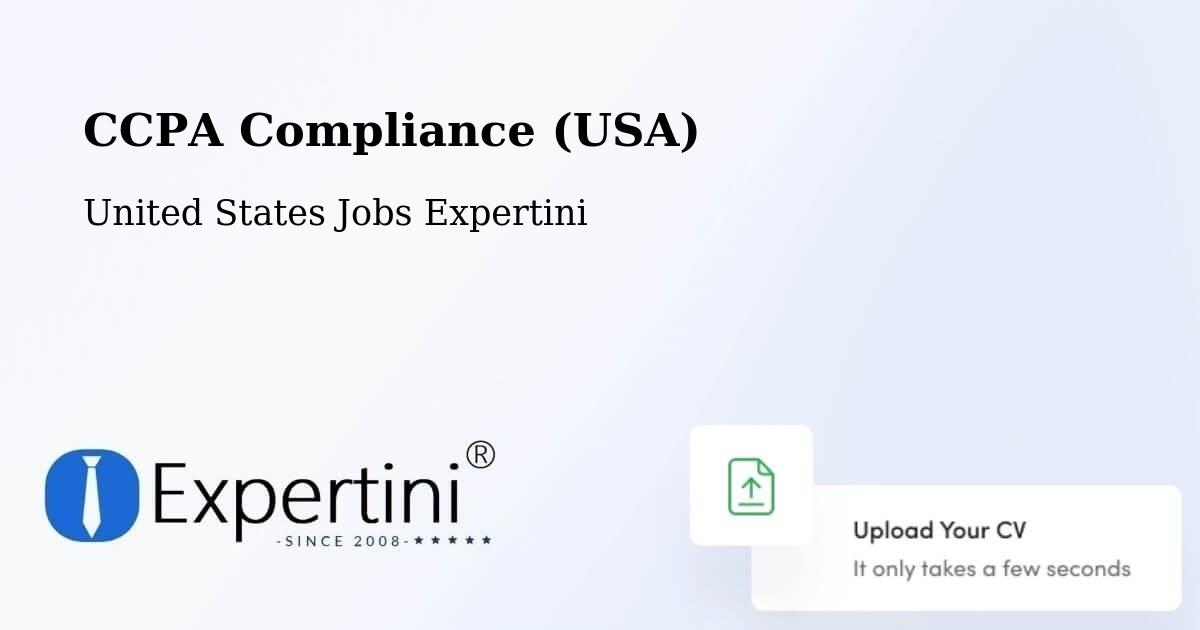 CCPA Privacy Rights & Compliance Notice – Mastic - United States Jobs Expertini