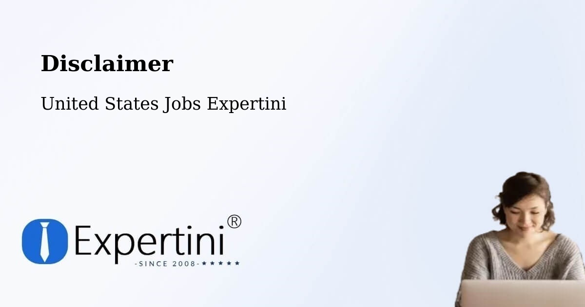 Disclaimer – Mastic - United States Jobs Expertini
