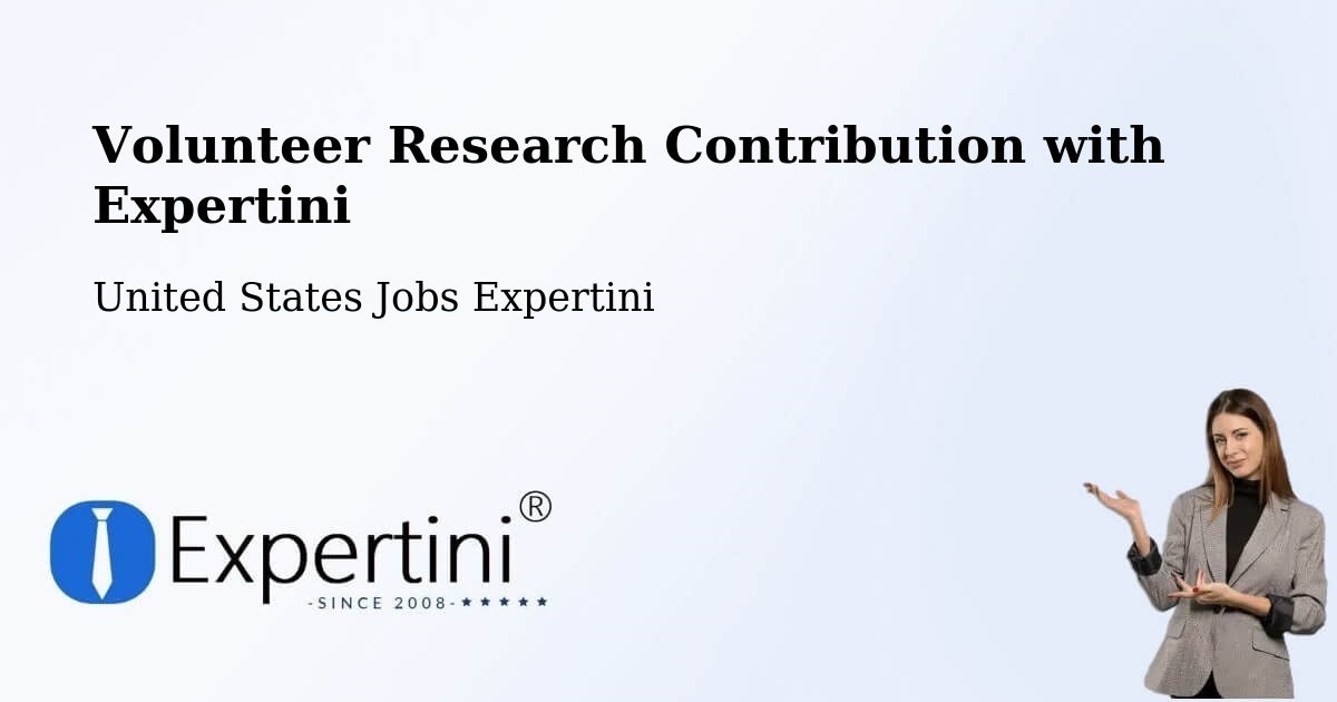 Volunteer Research Contribution Program – Mastic - United States Jobs Expertini